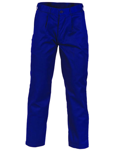 3315 Polyester Cotton Pleat Front Work Pants