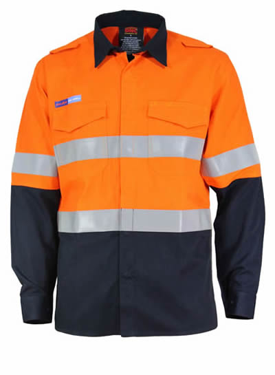 3445 Inherent FR PPE1 2T L/W DN Shirt
