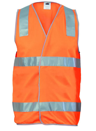 3503 Day/Night Safety Vest with Hoop & Shoulder Generic R/Tape