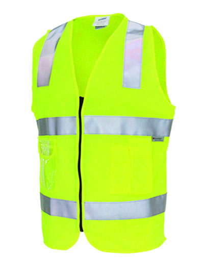 3507 Day/Night Side Panel Safety Vest with Generic R/Tape