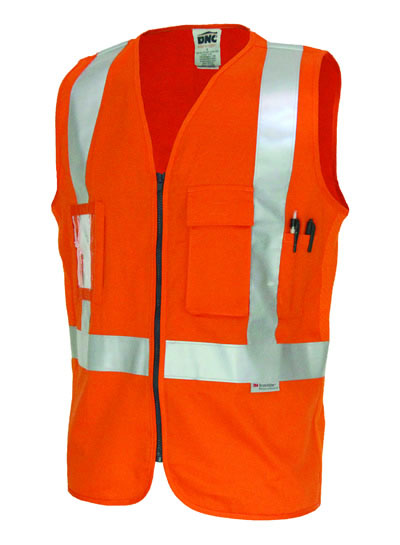 3810 Day/Night Cross Back Cotton Safety Vests