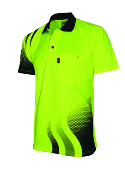 3563 Wave HiVis Sublimated Polo