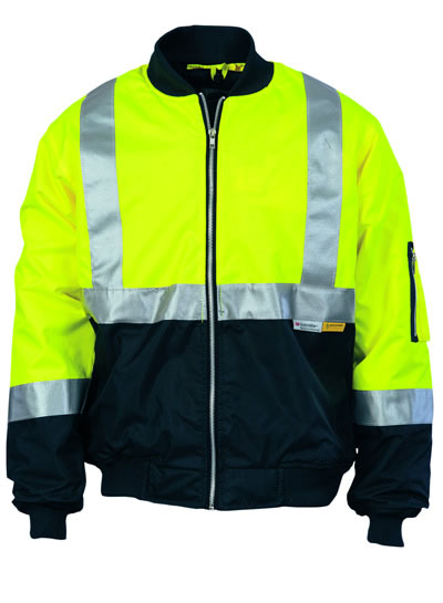 3862 Hi Vis Two Tone Flying Jacket with 3M R/Tape