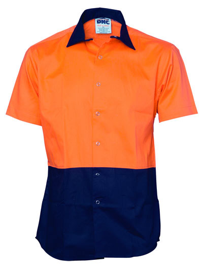 3941 HiVis Cool Breeze Food Industry Cotton Shirt - Short Sleeve